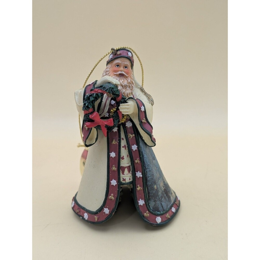 Thomas Kinkade Christmas Journeys End Santa Old World Santa Collect Ornament